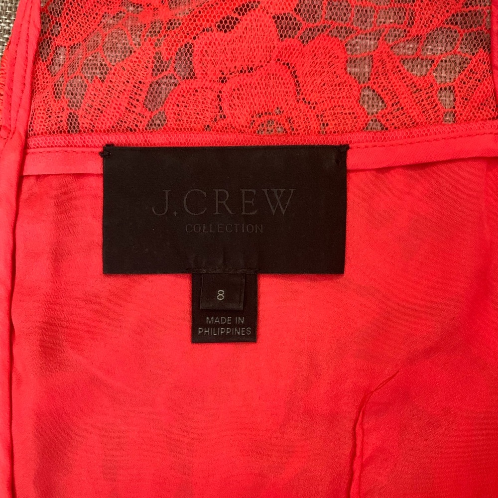 Lace J. Crew Dress Size 8 - Picture 3 of 3
